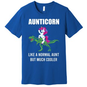 Funny Aunt Unicorn Aunticorn Crazy Aunt Gift Gift Premium T-Shirt