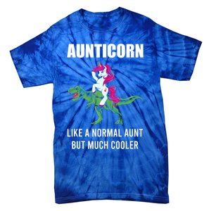 Funny Aunt Unicorn Aunticorn Crazy Aunt Gift Gift Tie-Dye T-Shirt