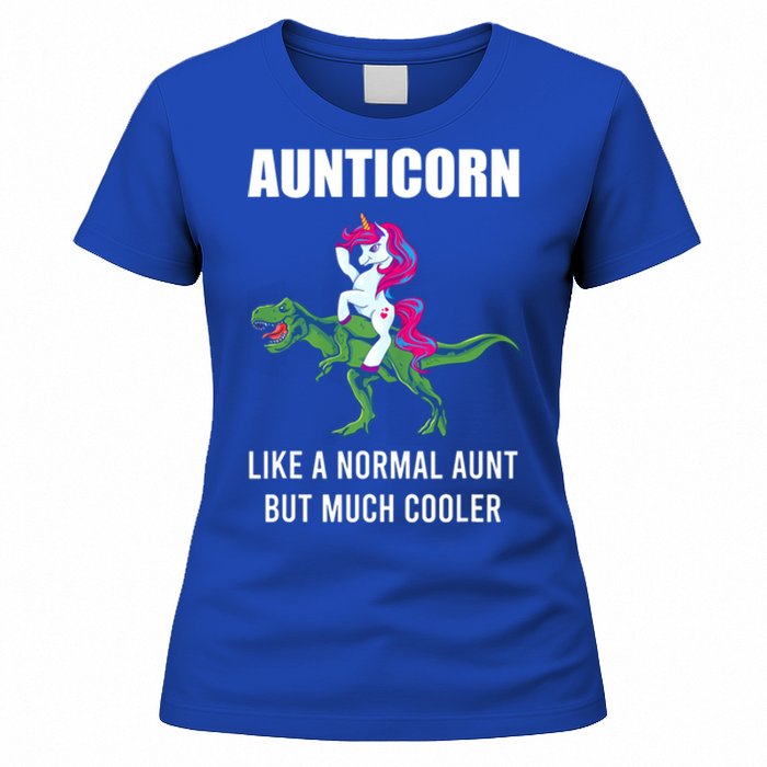 Funny Aunt Unicorn Aunticorn Crazy Aunt Gift Gift Women's T-Shirt