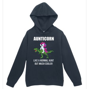 Funny Aunt Unicorn Aunticorn Crazy Aunt Gift Gift Urban Pullover Hoodie