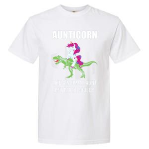 Funny Aunt Unicorn Aunticorn Crazy Aunt Gift Gift Garment-Dyed Heavyweight T-Shirt