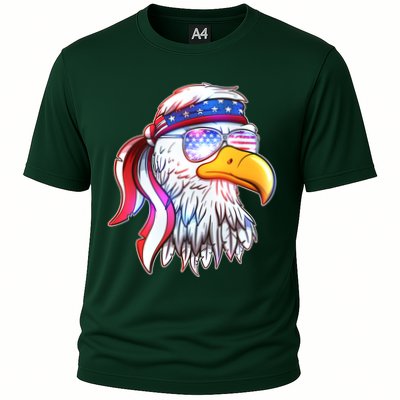 Funny American USA Flag Bandana Eagle Performance Shirt