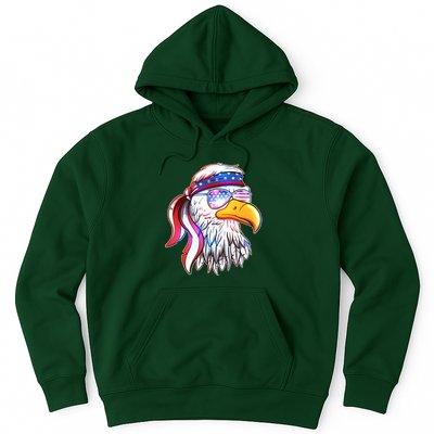 Funny American USA Flag Bandana Eagle Hoodie