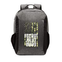 FJB Army Usa Flag Foxtrot Juliet Bravo Vector Backpack