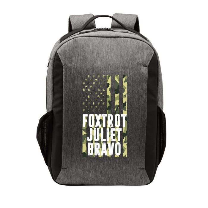 FJB Army Usa Flag Foxtrot Juliet Bravo Vector Backpack