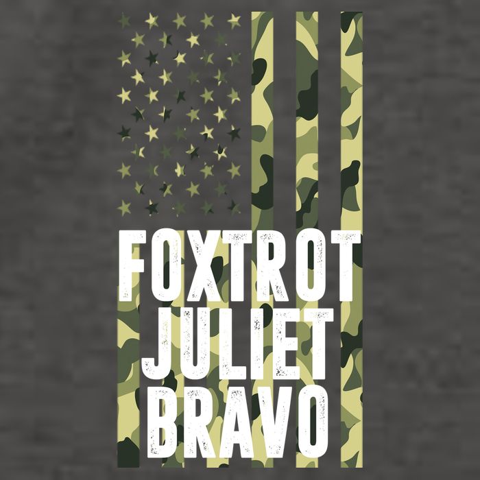 FJB Army Usa Flag Foxtrot Juliet Bravo Vector Backpack