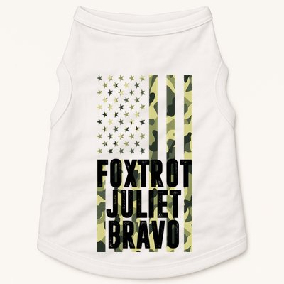 FJB Army Usa Flag Foxtrot Juliet Bravo Doggie Tank