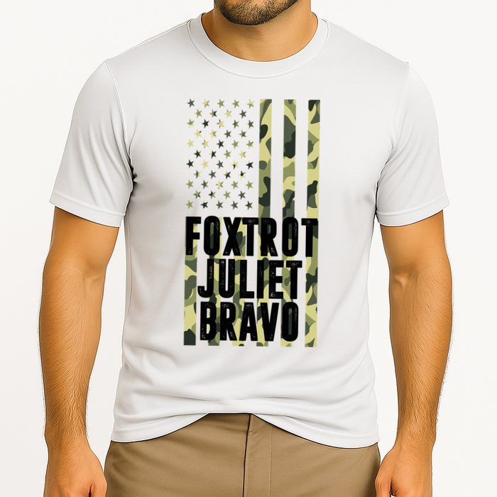 FJB Army Usa Flag Foxtrot Juliet Bravo Performance Shirt