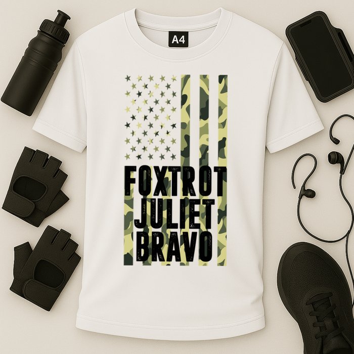 FJB Army Usa Flag Foxtrot Juliet Bravo Performance Shirt