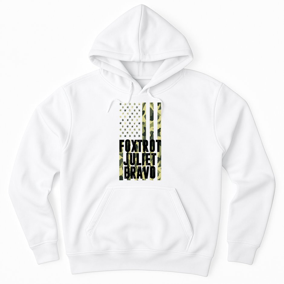 FJB Army Usa Flag Foxtrot Juliet Bravo Hoodie