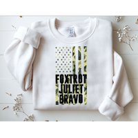 FJB Army Usa Flag Foxtrot Juliet Bravo Sweatshirt
