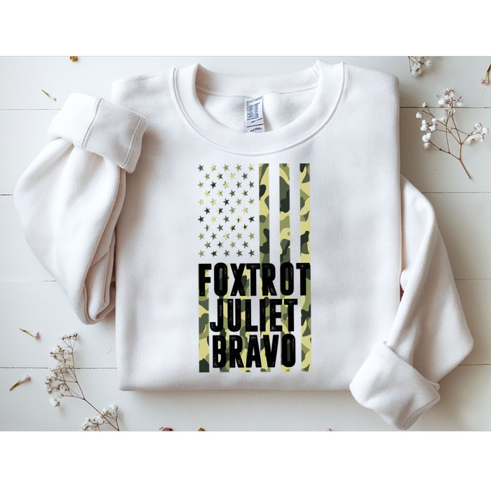 FJB Army Usa Flag Foxtrot Juliet Bravo Sweatshirt
