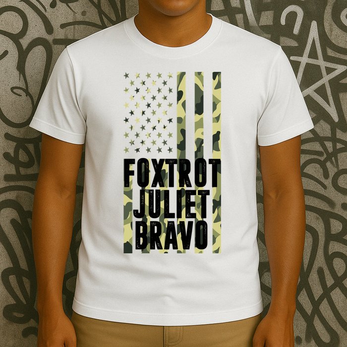FJB Army Usa Flag Foxtrot Juliet Bravo T-Shirt