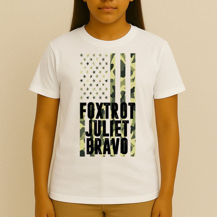 FJB Army Usa Flag Foxtrot Juliet Bravo T-Shirt