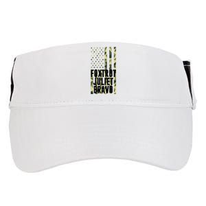 FJB Army Usa Flag Foxtrot Juliet Bravo Adult Drive Performance Visor