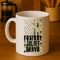 FJB Army Usa Flag Foxtrot Juliet Bravo Mug