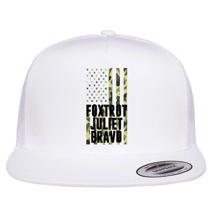 FJB Army Usa Flag Foxtrot Juliet Bravo Flatbill Hat