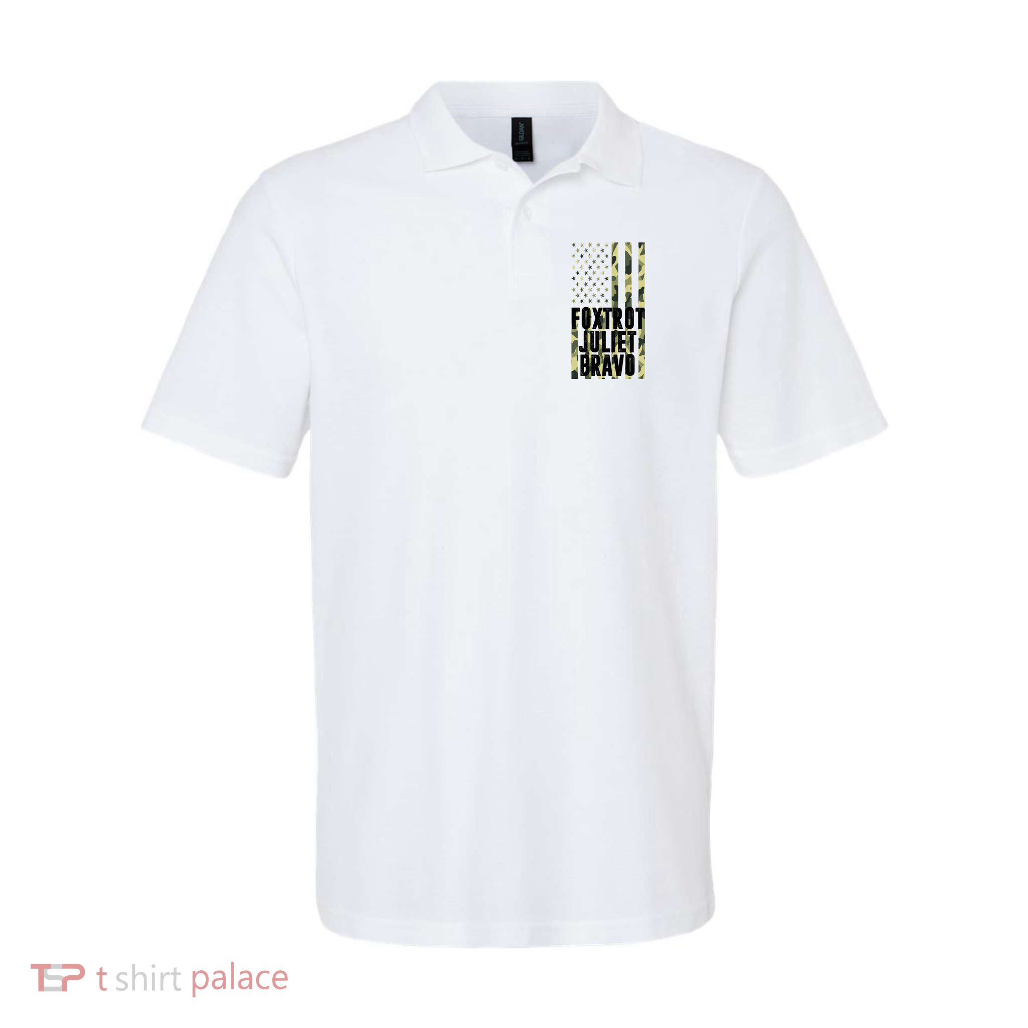 FJB Army Usa Flag Foxtrot Juliet Bravo Polo