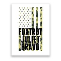 FJB Army Usa Flag Foxtrot Juliet Bravo Poster