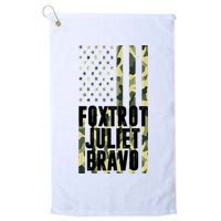 FJB Army Usa Flag Foxtrot Juliet Bravo Golf Towel