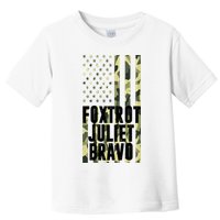 FJB Army Usa Flag Foxtrot Juliet Bravo Toddler T-Shirt