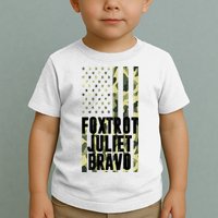 FJB Army Usa Flag Foxtrot Juliet Bravo Toddler T-Shirt