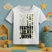 FJB Army Usa Flag Foxtrot Juliet Bravo Toddler T-Shirt