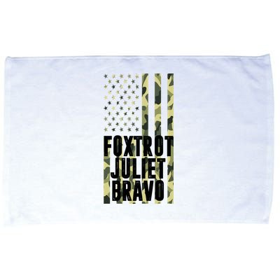 FJB Army Usa Flag Foxtrot Juliet Bravo Microfiber Hand Towel