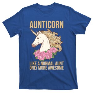 Funny Auntie Unicorn Cute Gift Aunticorn Aunties Costume Cute Gift T-Shirt