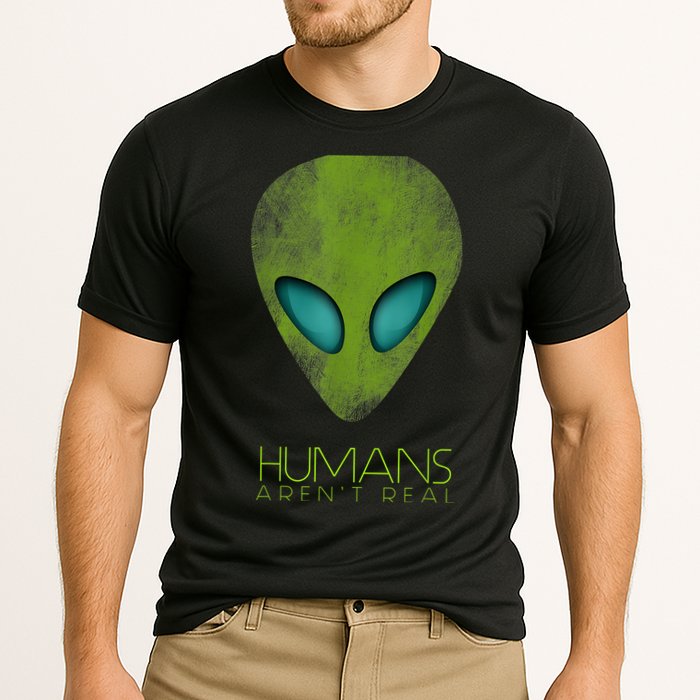 Funny Aliens UFO Cooling Performance Crew T-Shirt