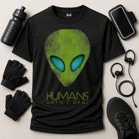 Funny Aliens UFO Cooling Performance Crew T-Shirt