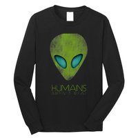 Funny Aliens UFO Long Sleeve Shirt