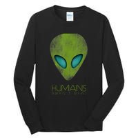 Funny Aliens UFO Tall Long Sleeve T-Shirt