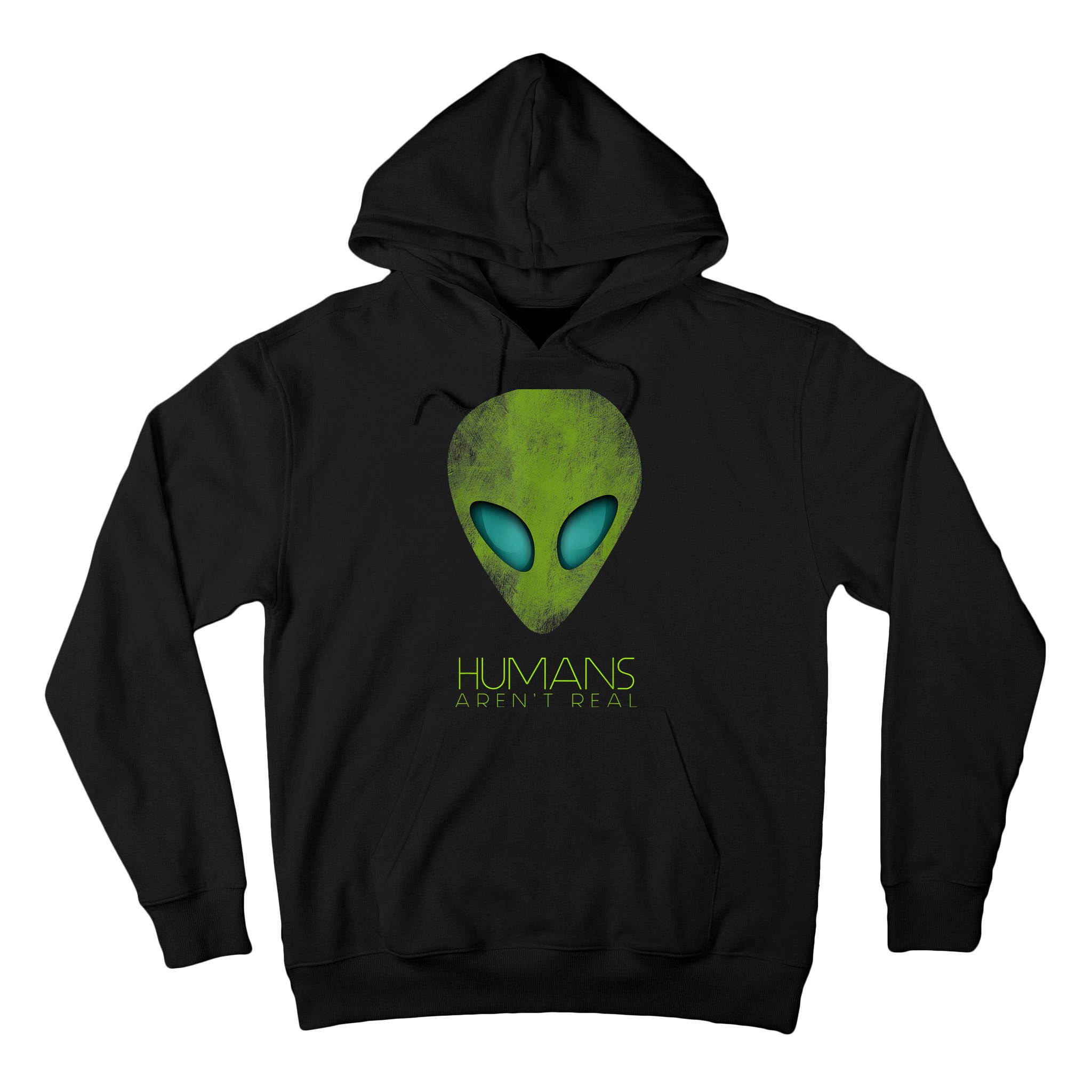 Funny Aliens UFO Tall Hoodie