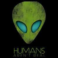 Funny Aliens UFO Cropped Pullover Crew