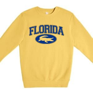 Florida Alligators University Team Logo Premium Crewneck Sweatshirt