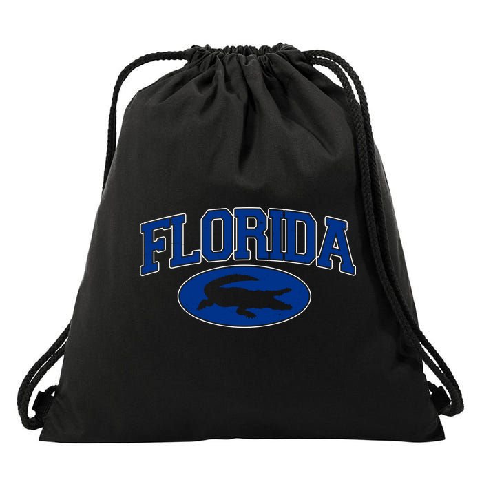 Florida Alligators University Team Logo Drawstring Bag