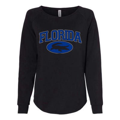 Florida Alligators University Team Logo Womens California Wash Sweatshirt