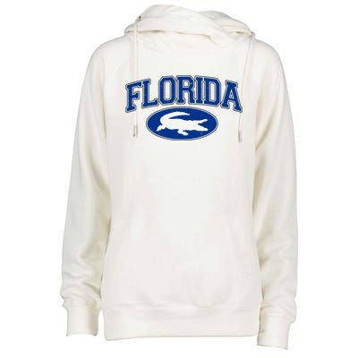 Florida Alligators University Team Logo Womens Funnel Neck Pullover Hood