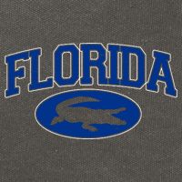 Florida Alligators University Team Logo Cotton Canvas Backpack