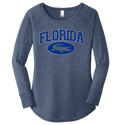 Florida Alligators University Team Logo Women's Perfect Tri Tunic Long Sleeve Shirt