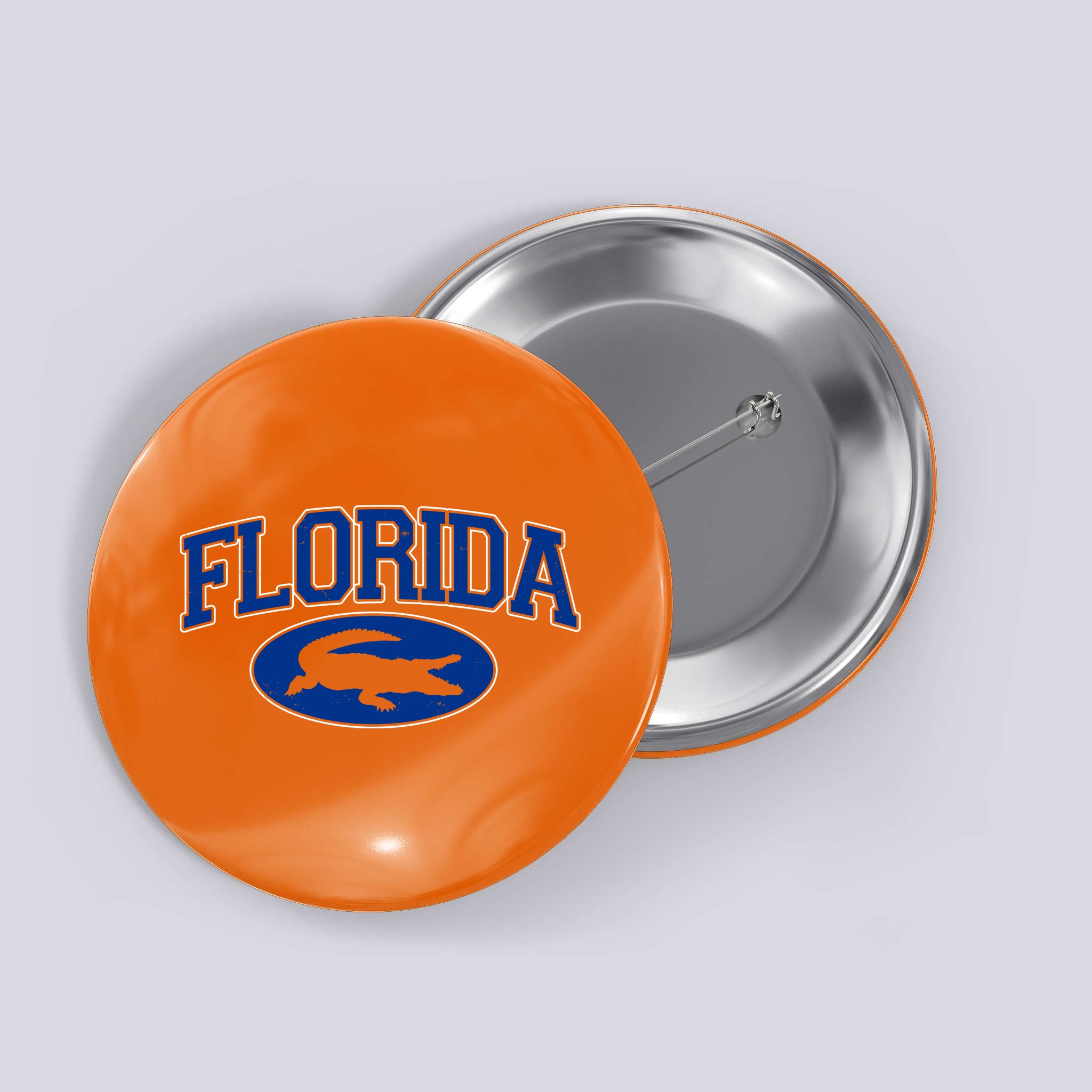 Florida Alligators University Team Logo Button