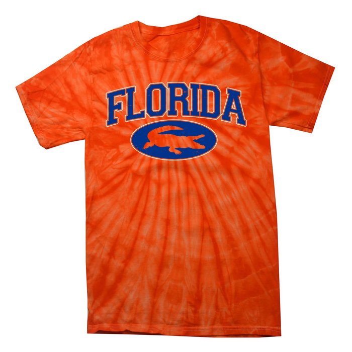 Florida Alligators University Team Logo Tie-Dye T-Shirt