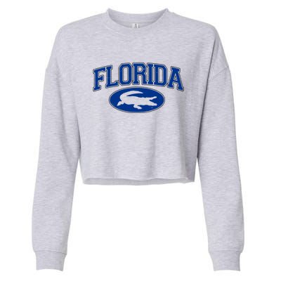 Florida Alligators University Team Logo Cropped Pullover Crew