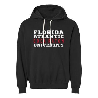 Florida Atlantic University FAU Owls Between The Lines Garment-Dyed Fleece Hoodie