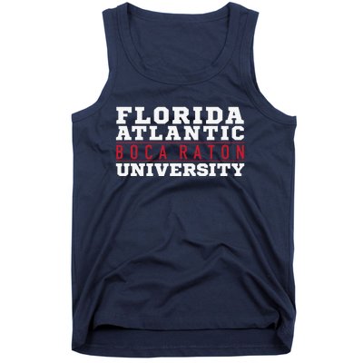 Florida Atlantic University FAU Owls Between The Lines Tank Top