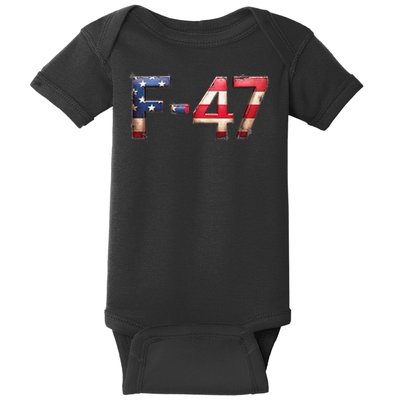 F-47 Aircraft USA Superpower Dominance Vintage Warbird Baby Bodysuit