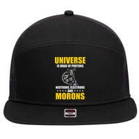 Funny Astronomy Uranus Astronomer Astrophysics 7 Panel Mesh Trucker Snapback Hat