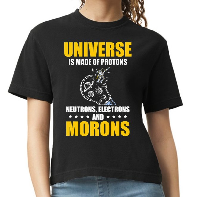 Funny Astronomy Uranus Astronomer Astrophysics Comfort Colors Boxy T-Shirt
