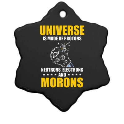 Funny Astronomy Uranus Astronomer Astrophysics Ceramic Star Ornament